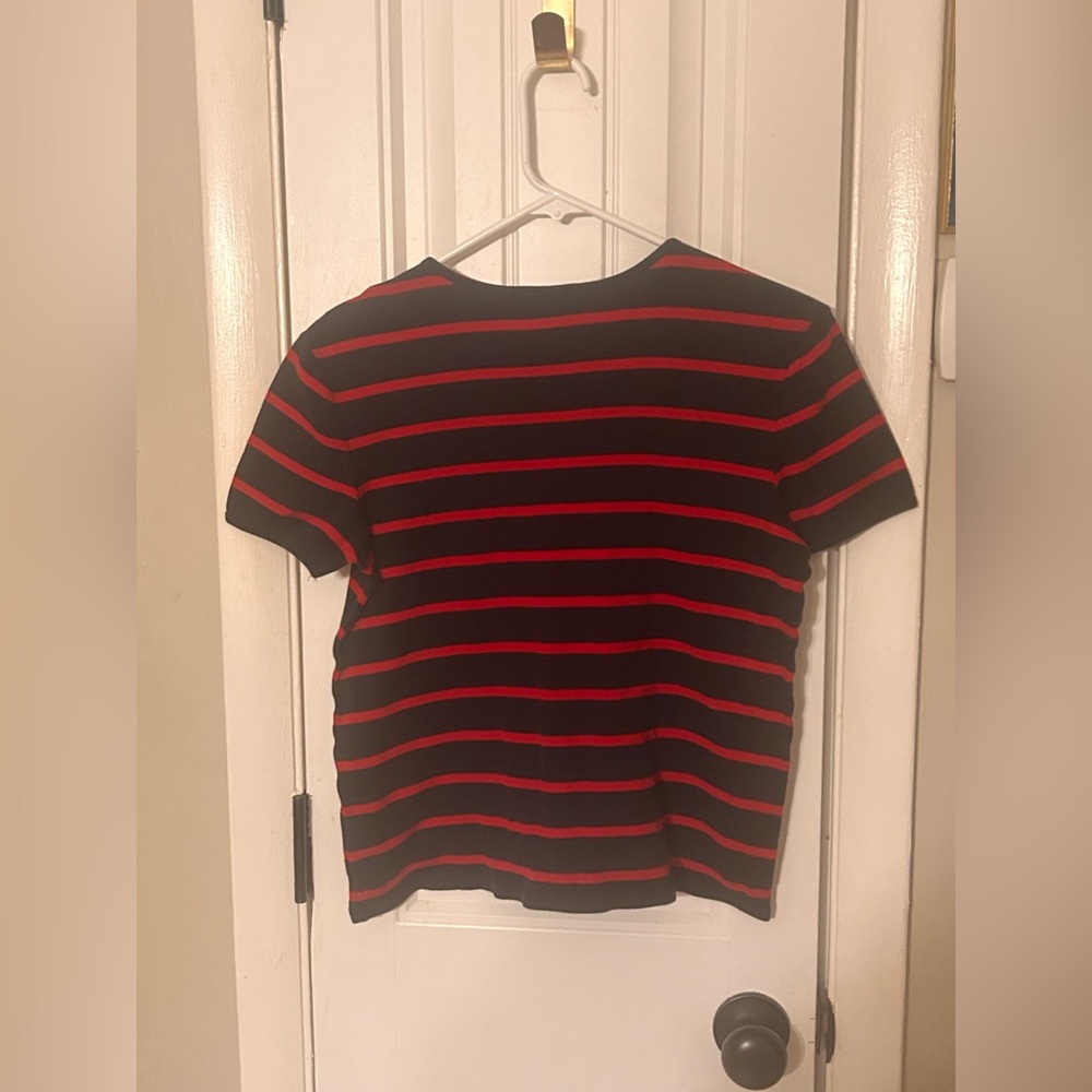 Red and Black stripe shirt - Picture 2 of 3